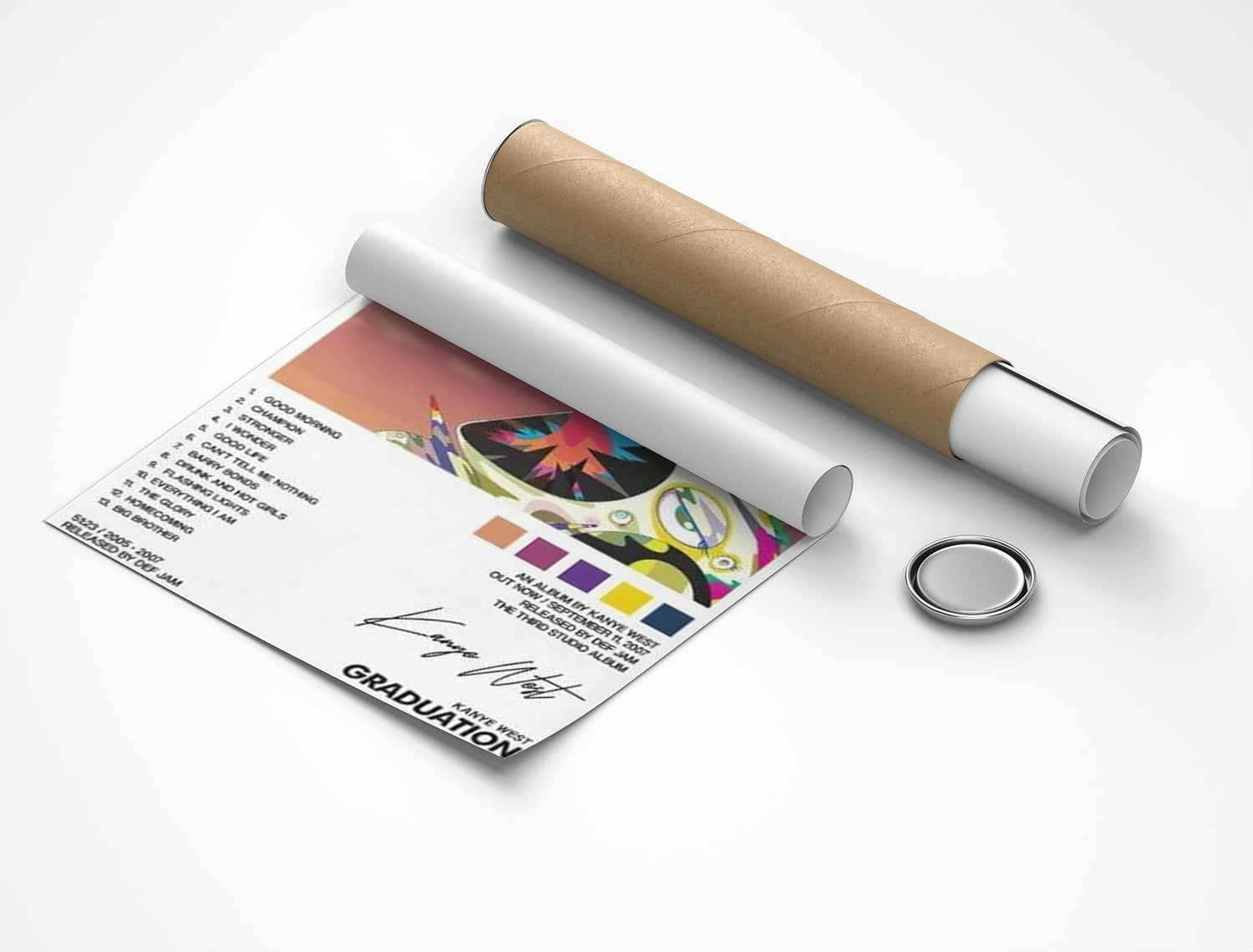 Rolled poster