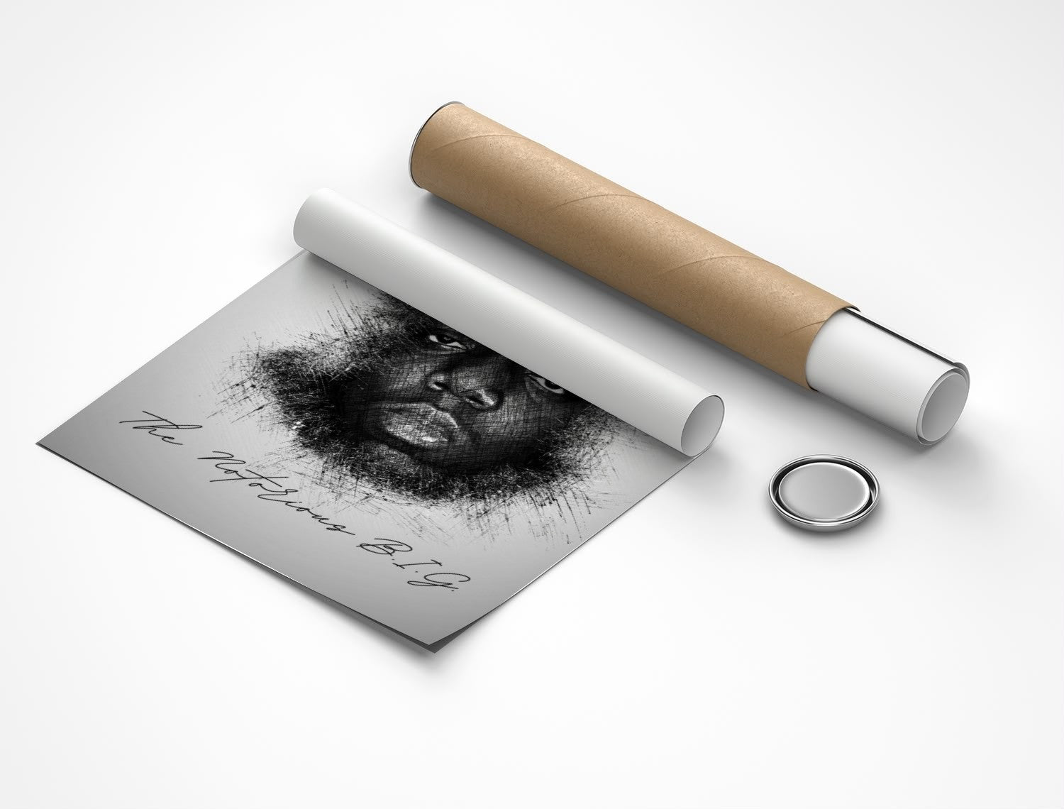 Rolled poster