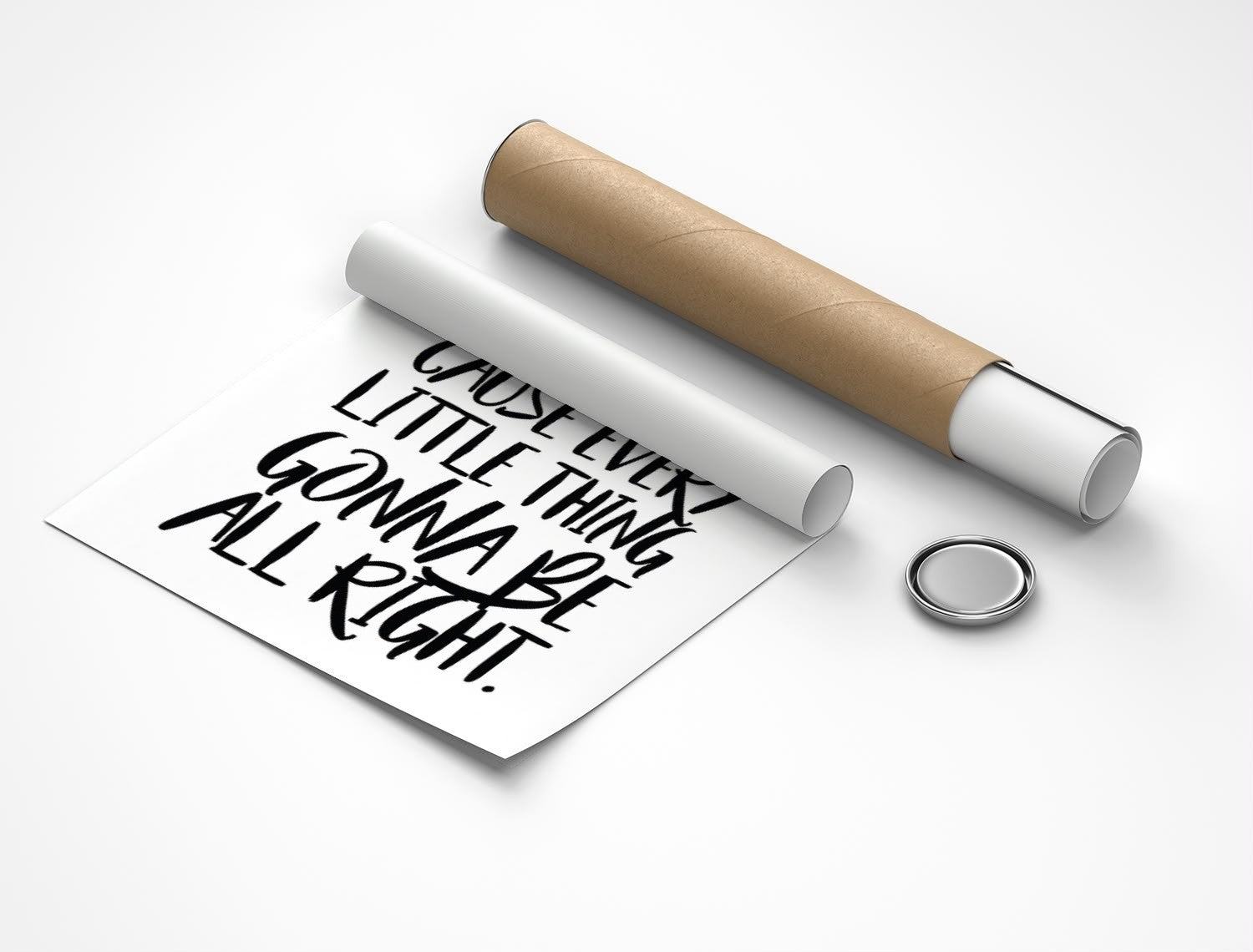 Rolled poster