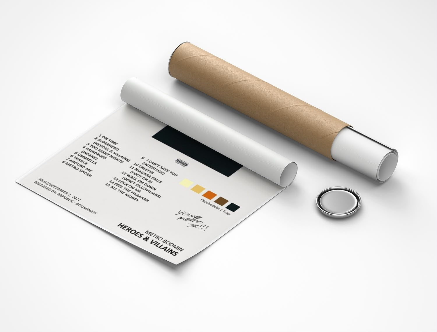 Rolled poster