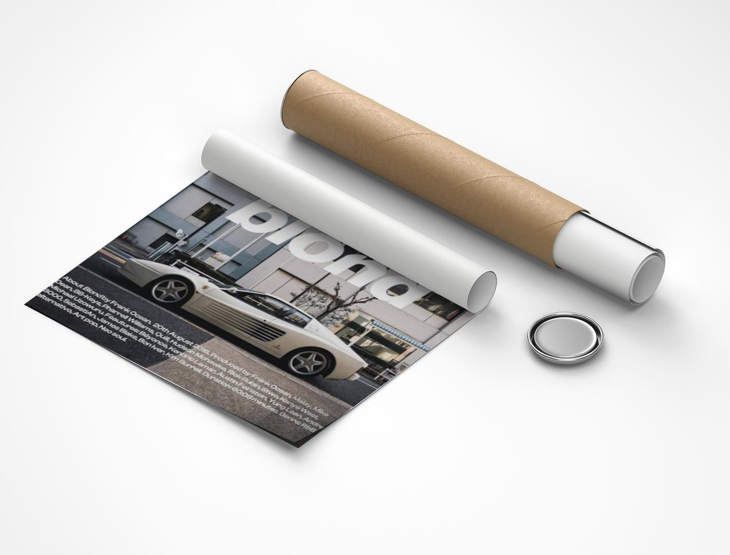 Rolled poster