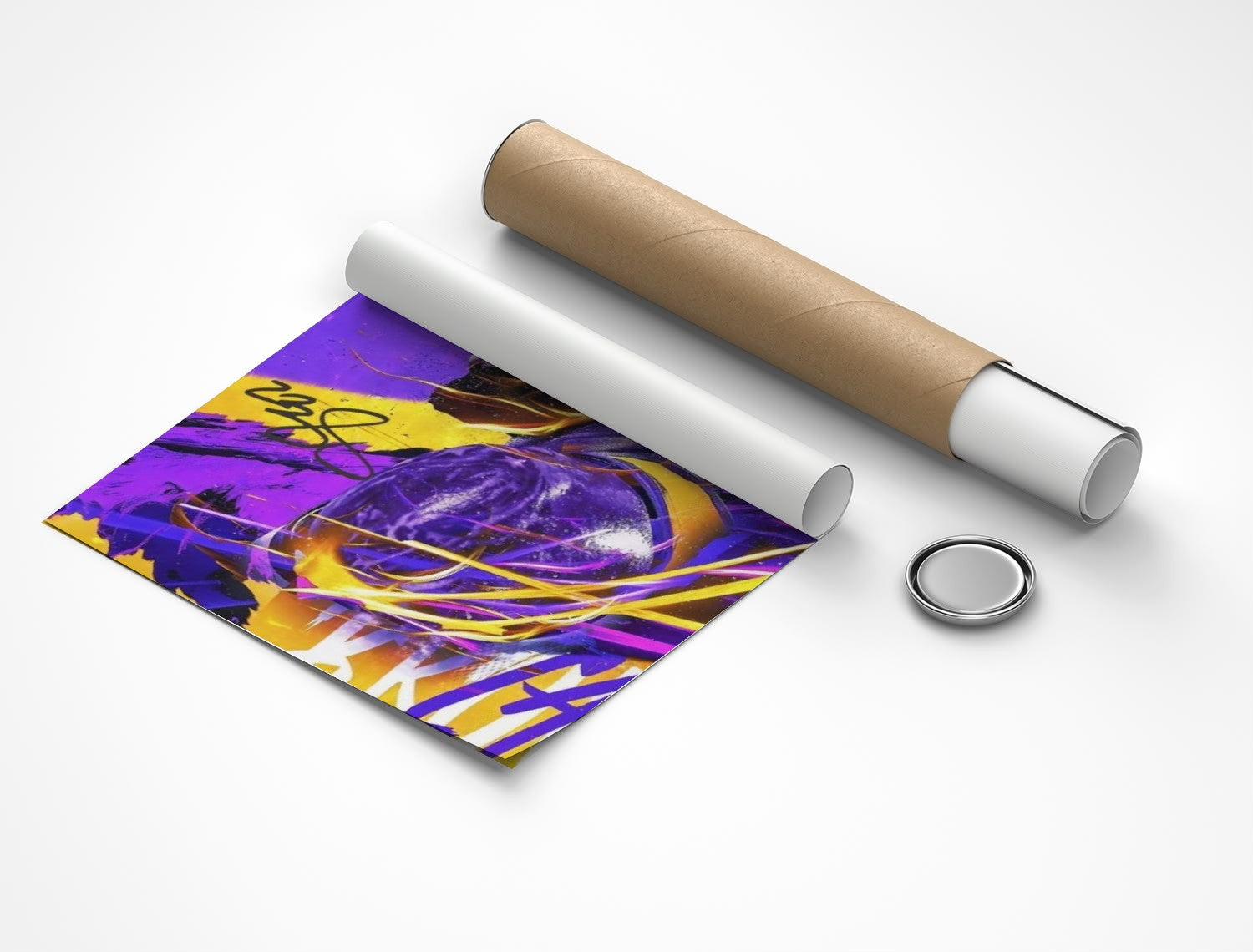Rolled poster