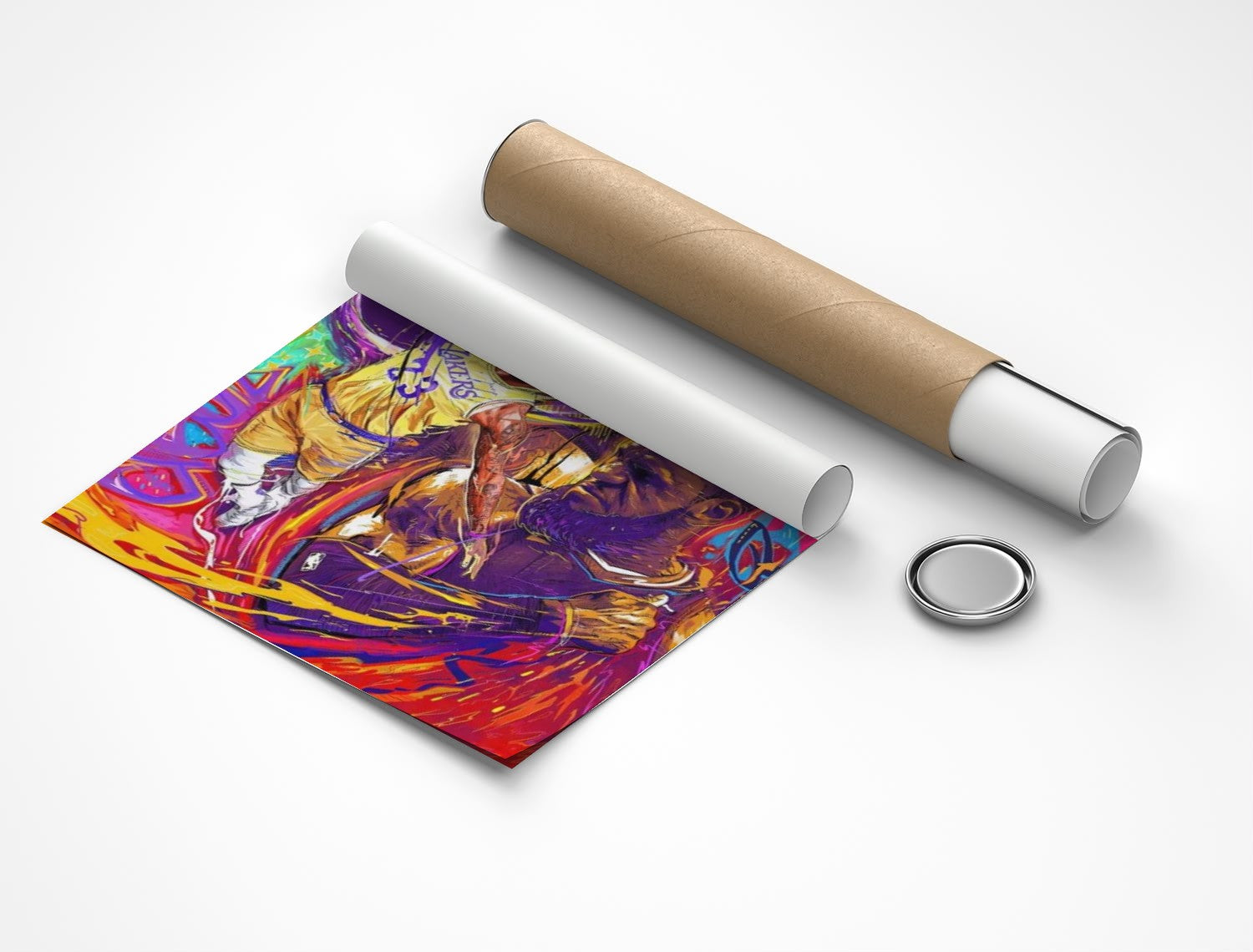 Rolled poster