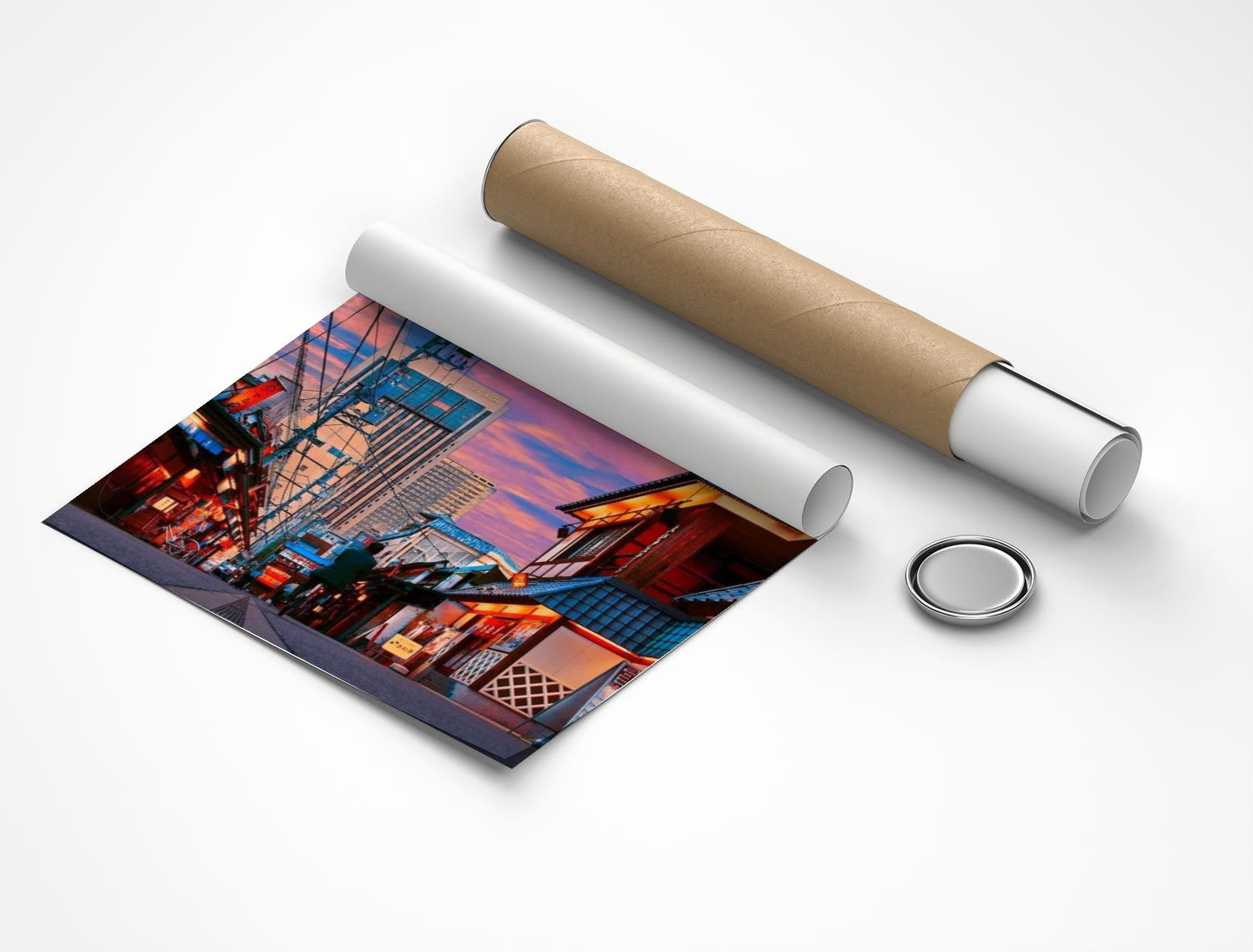 Rolled poster