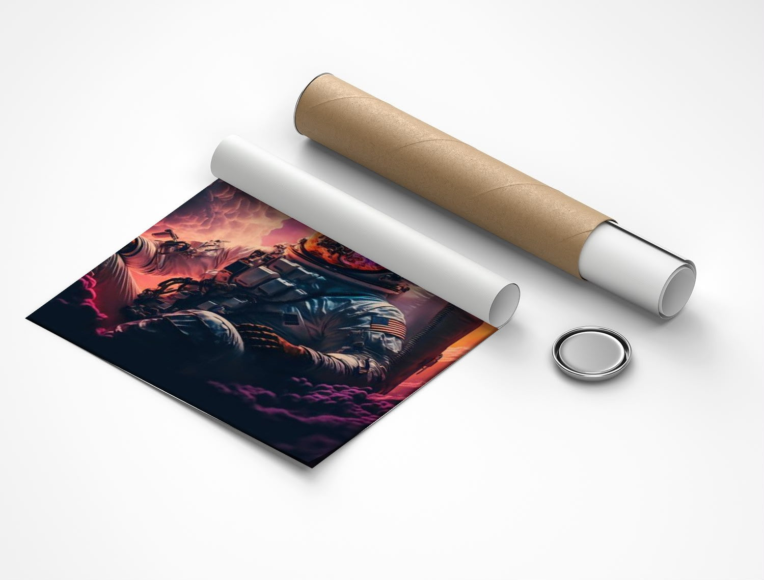 Rolled poster