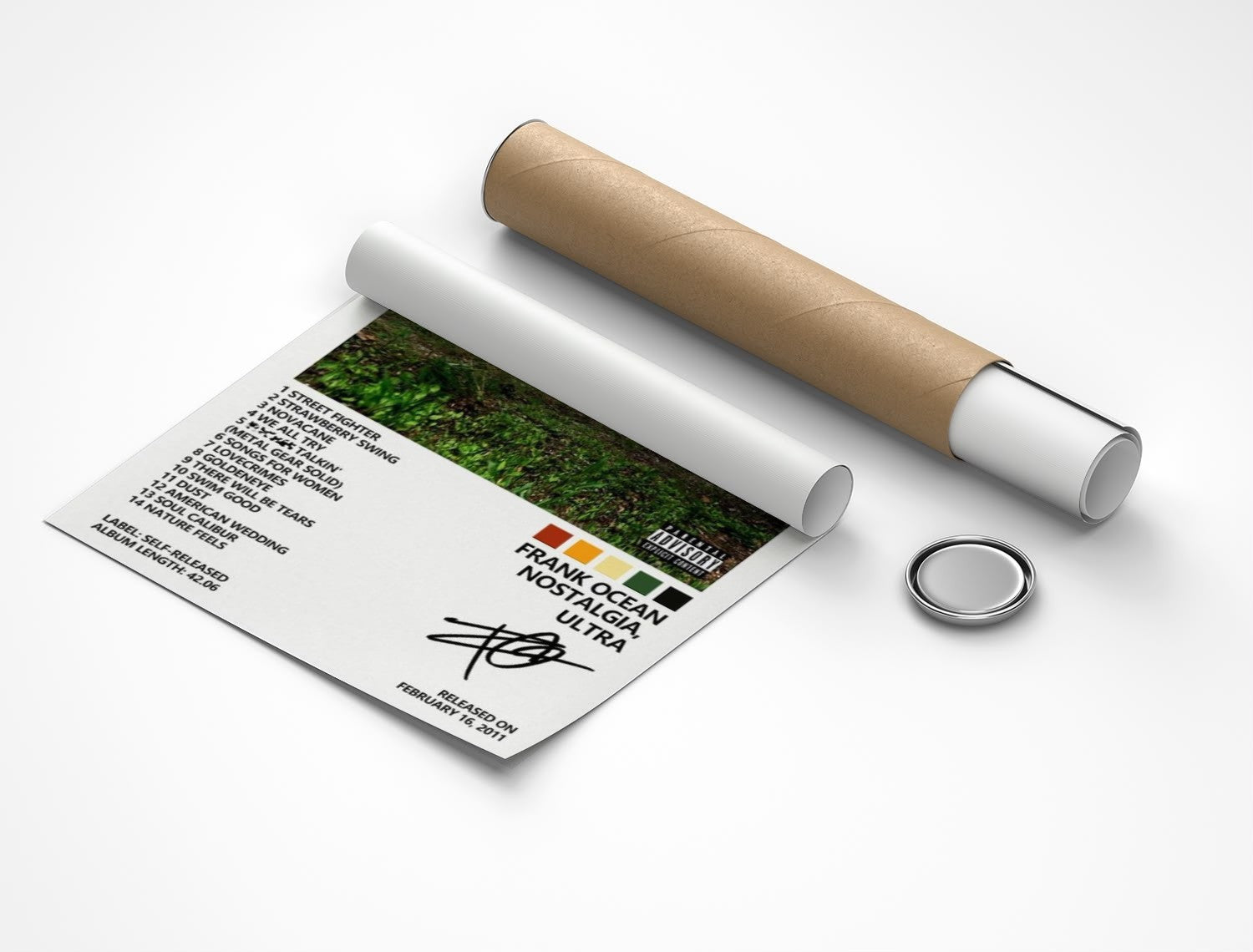 Rolled poster