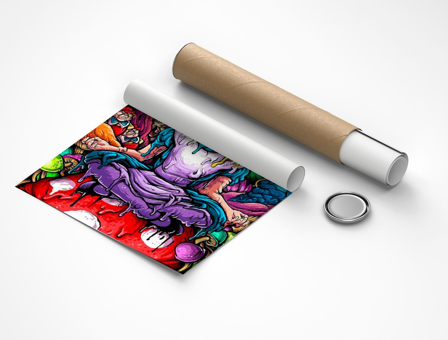 Rolled poster