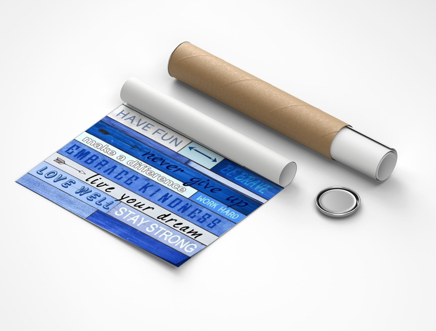 Rolled poster