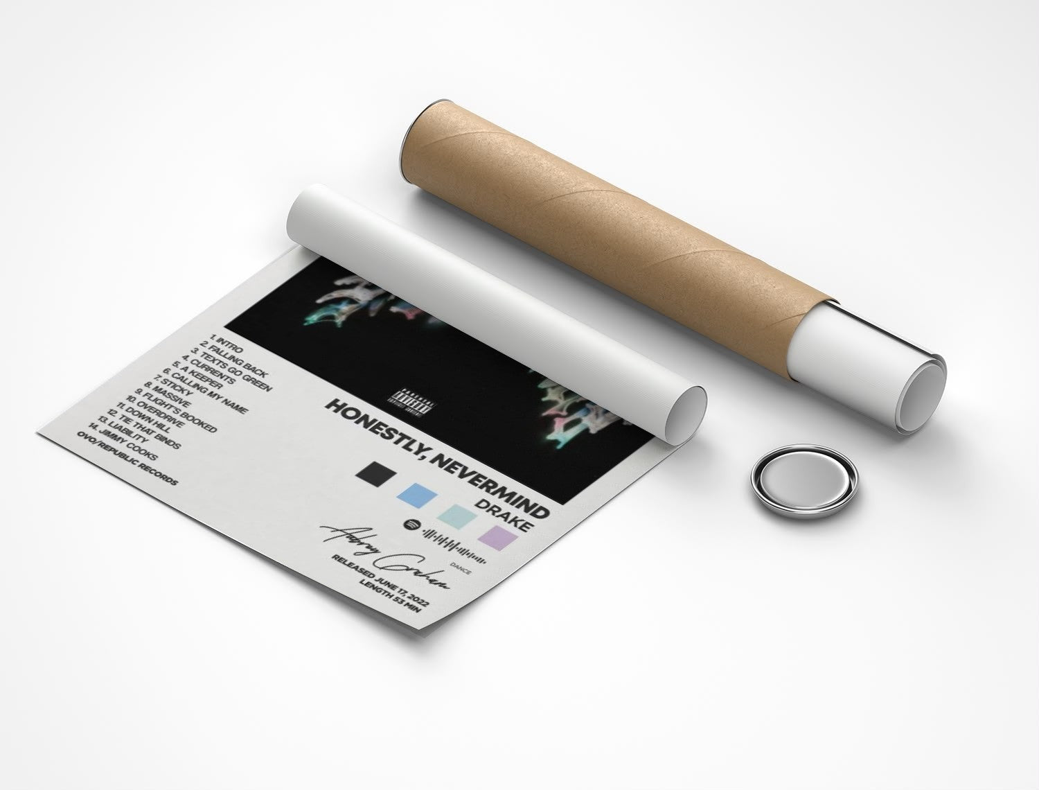 Rolled poster