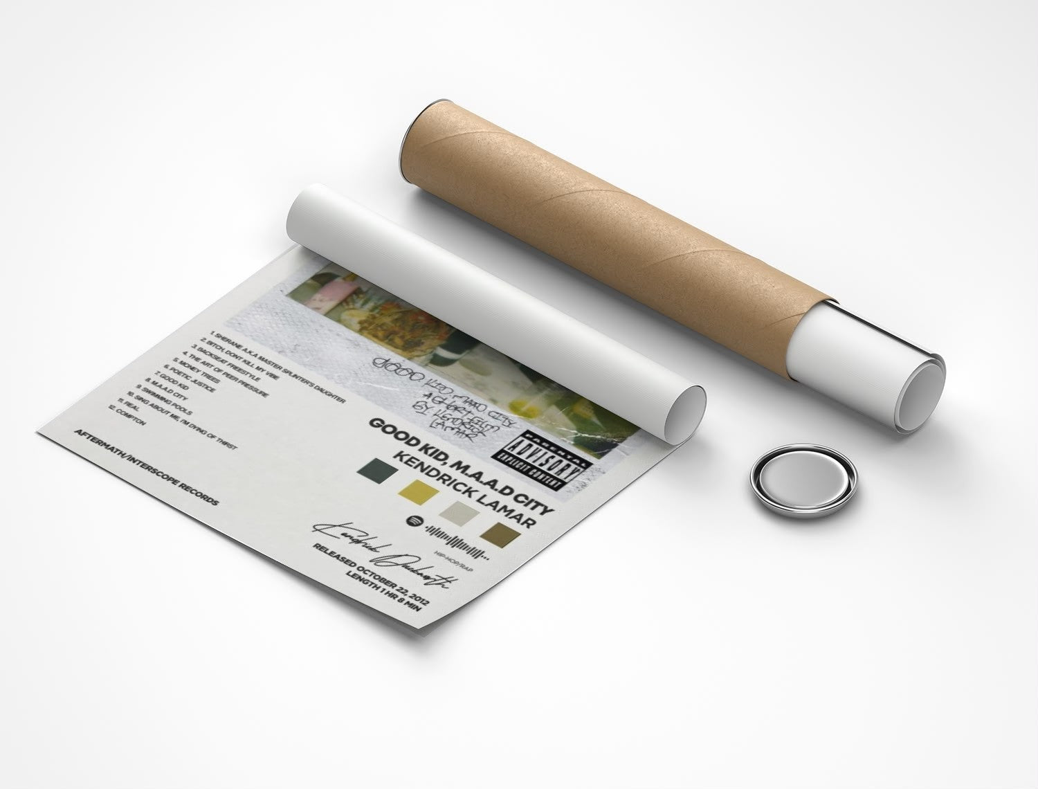 Rolled poster