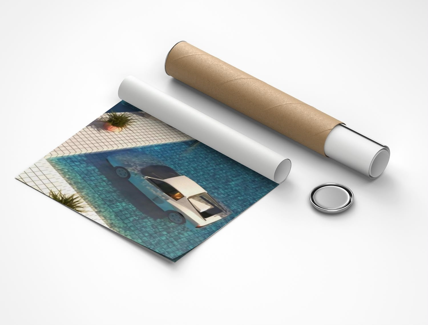 Rolled poster