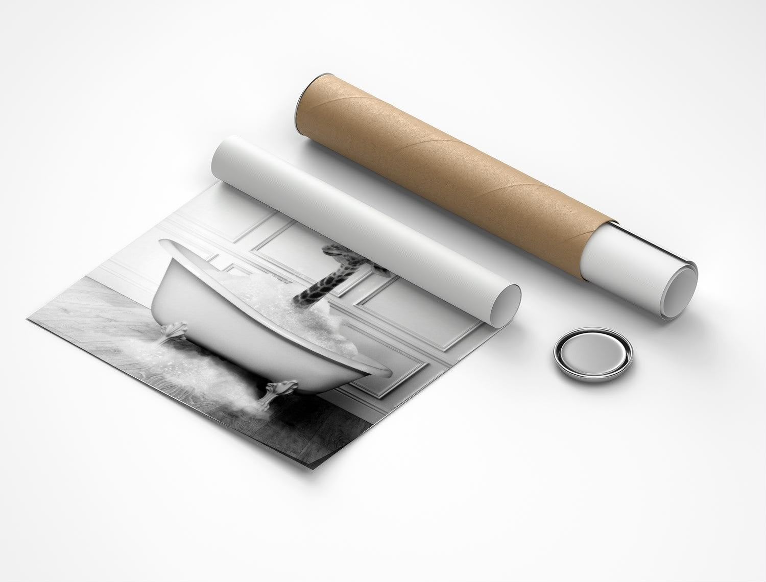 Rolled poster