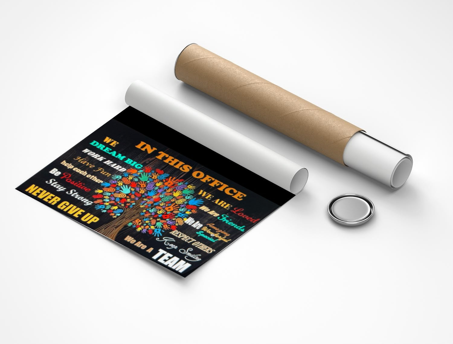 Rolled poster