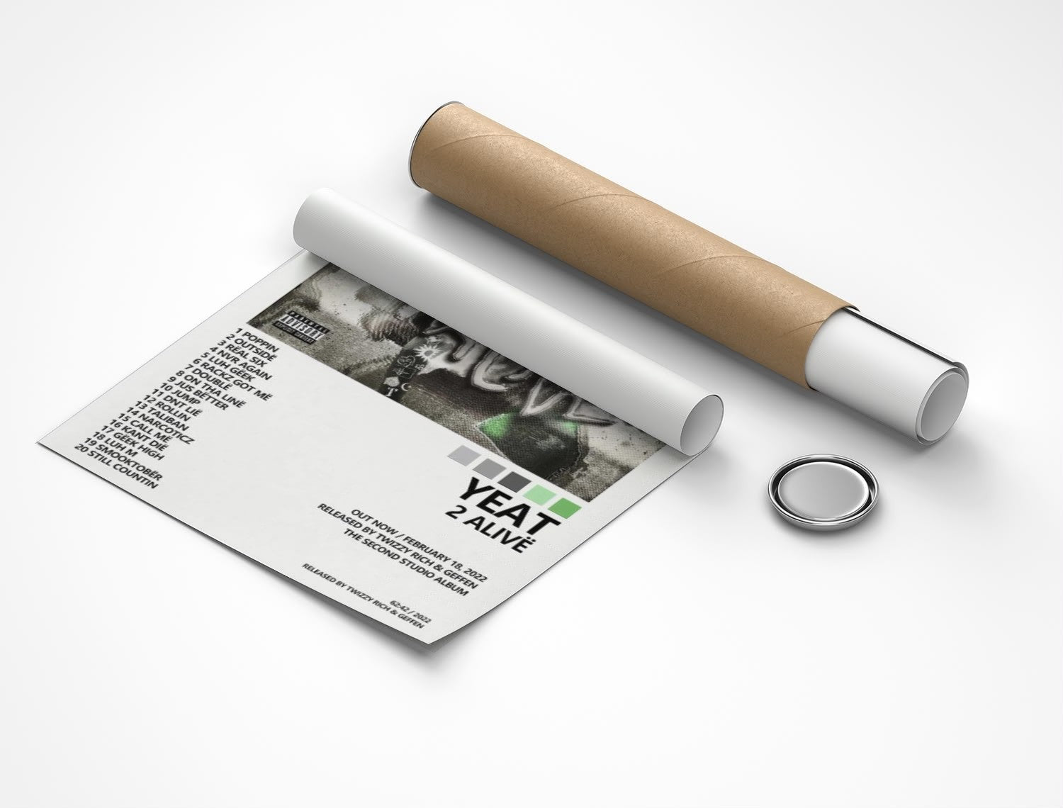 Rolled poster
