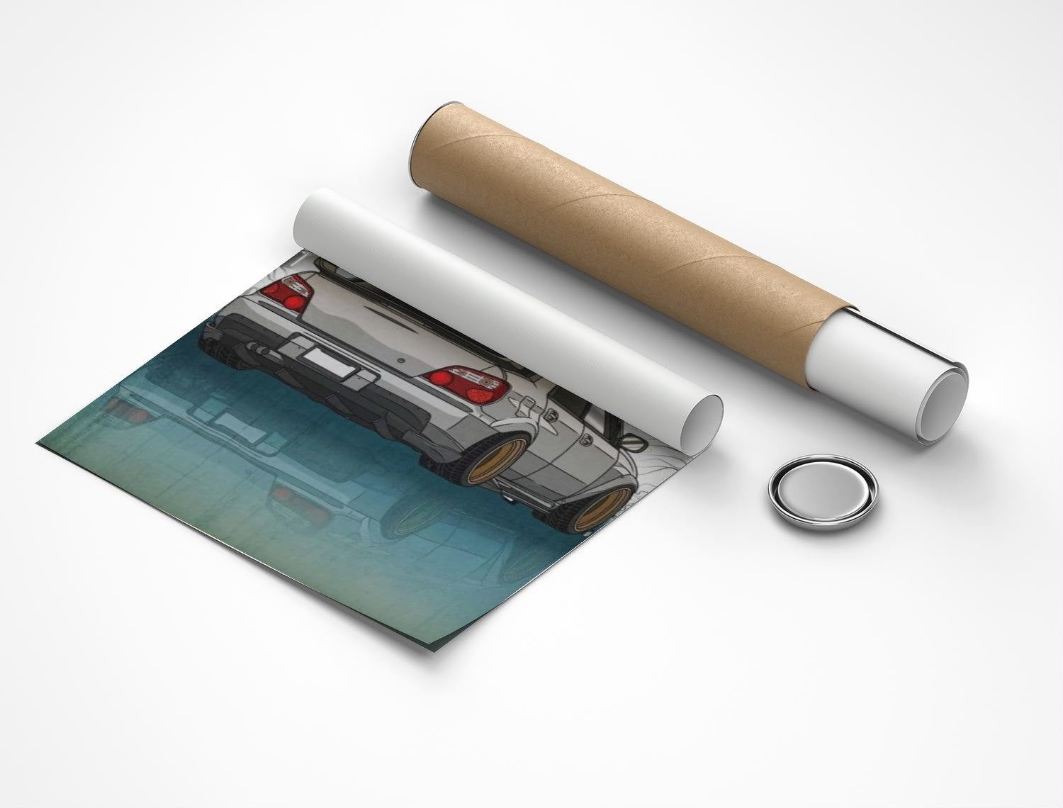 Rolled poster