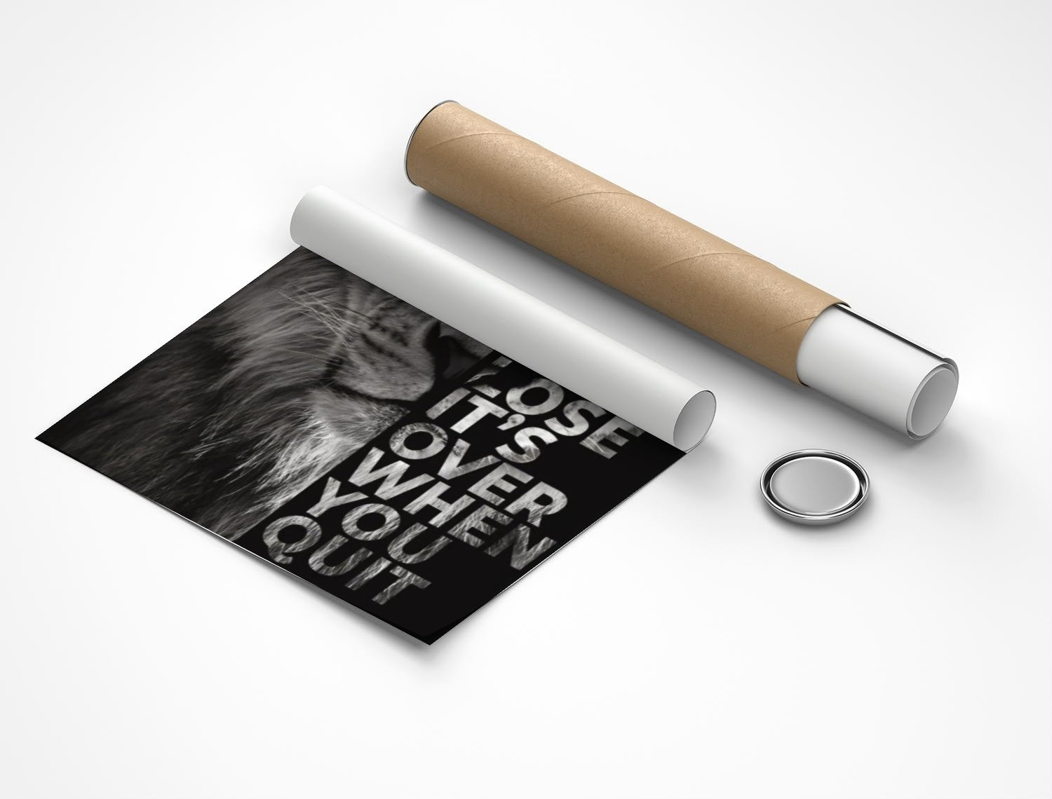 Rolled poster