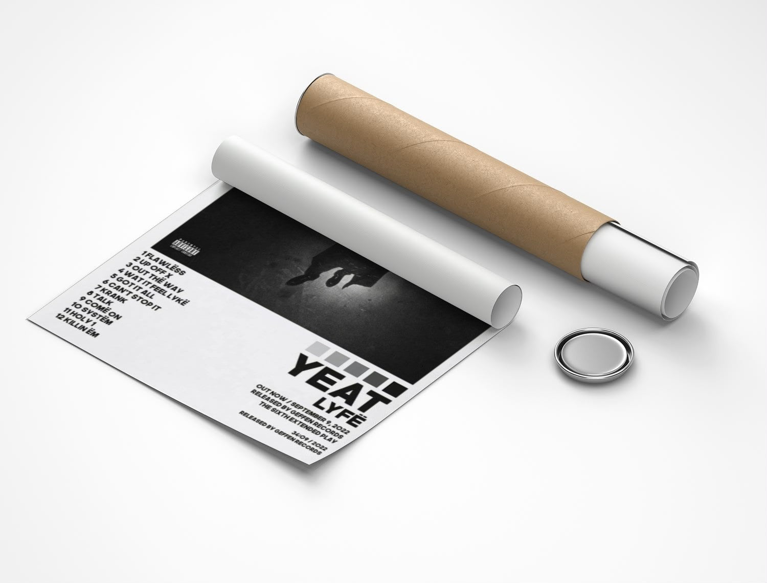 Rolled poster