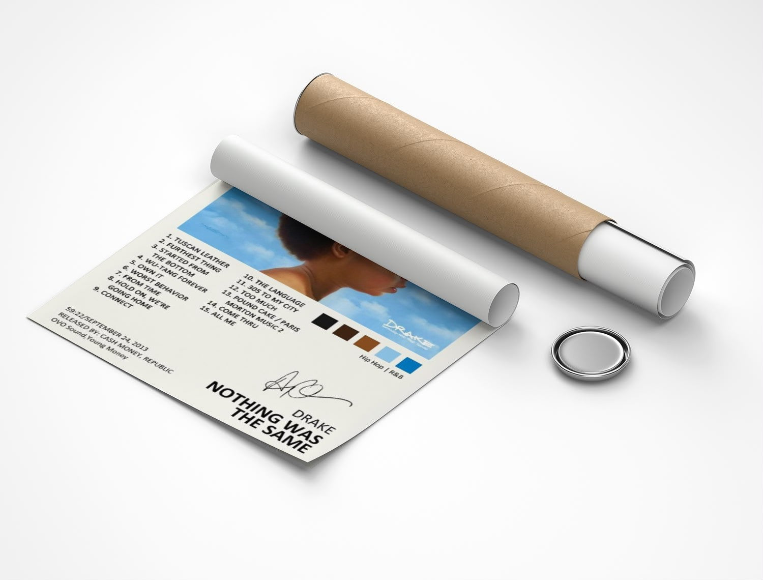 Rolled poster