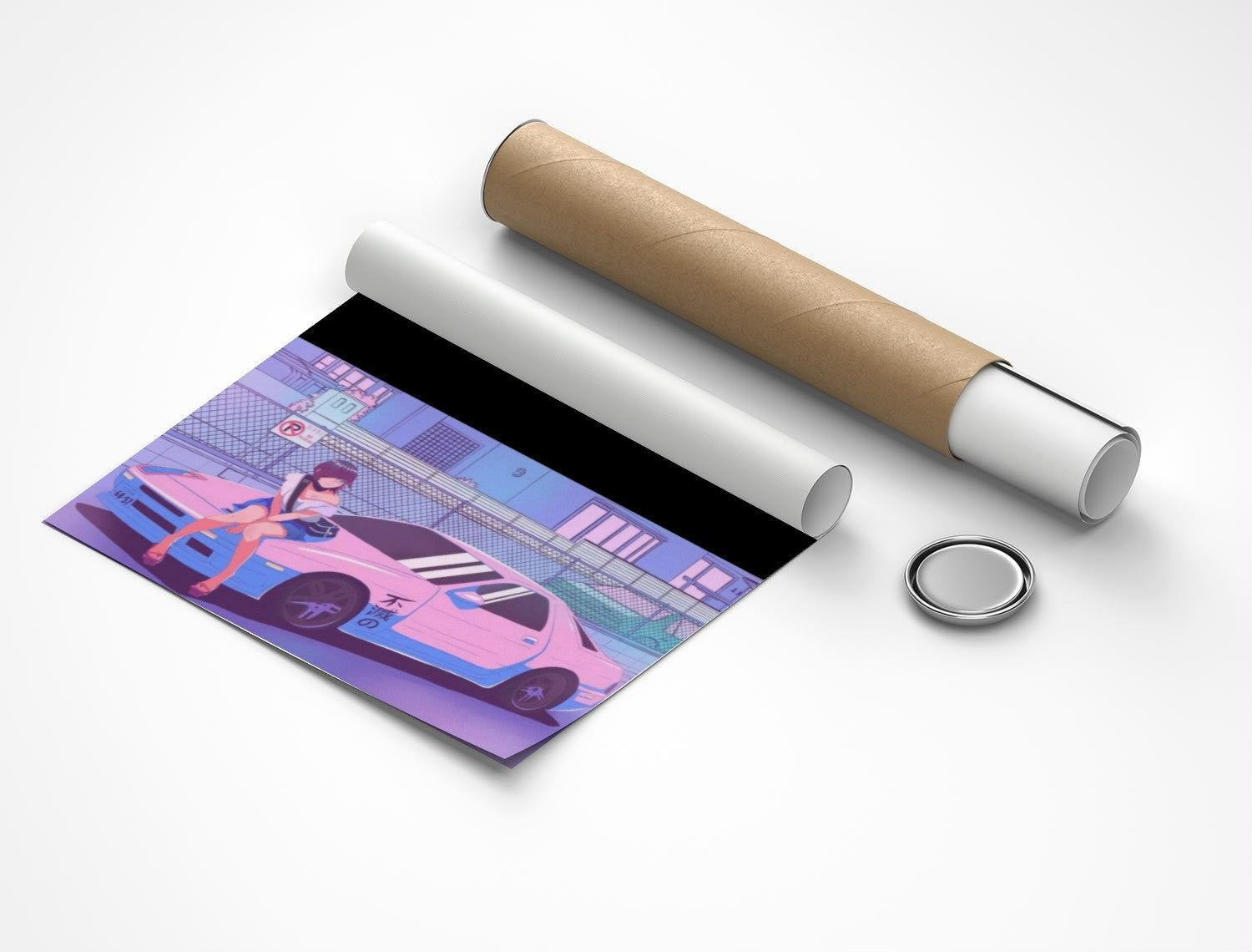 Rolled poster