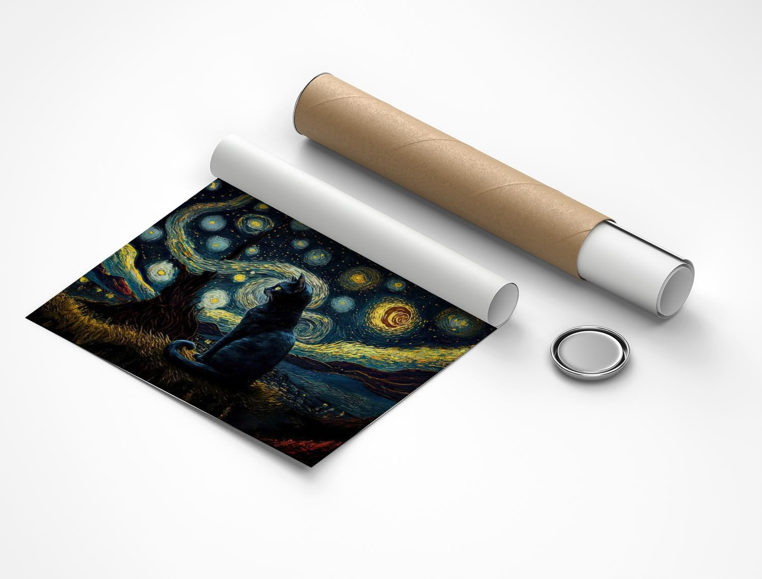 Rolled poster
