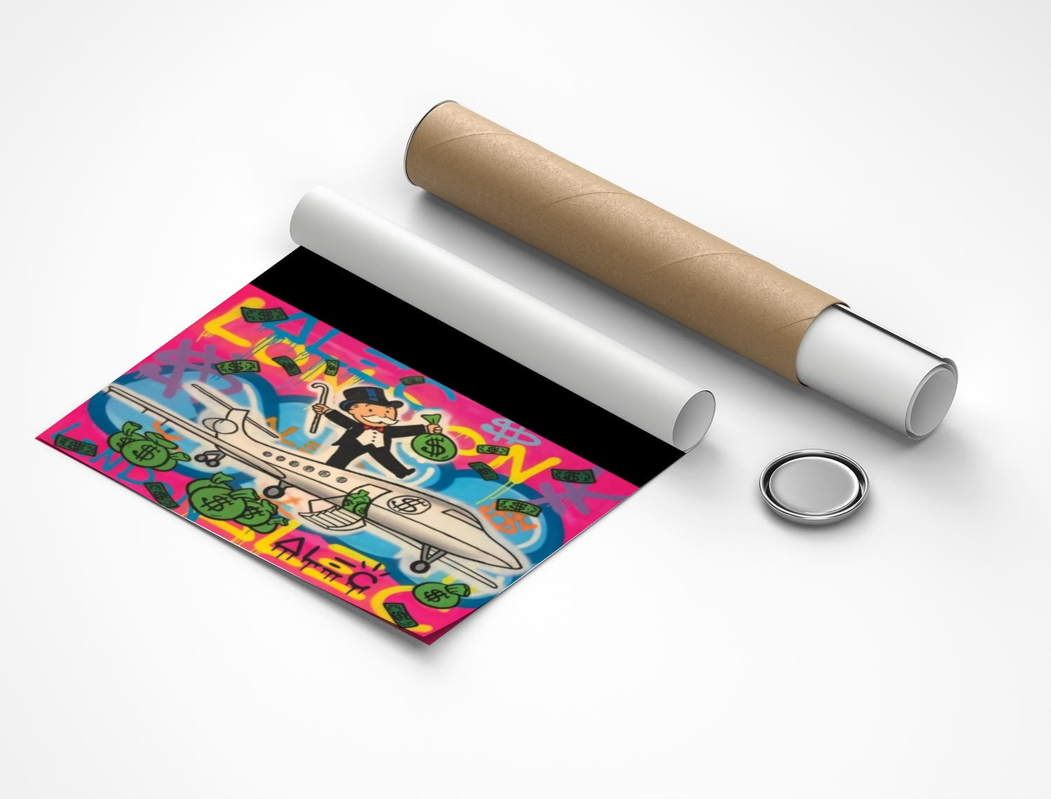 Rolled poster