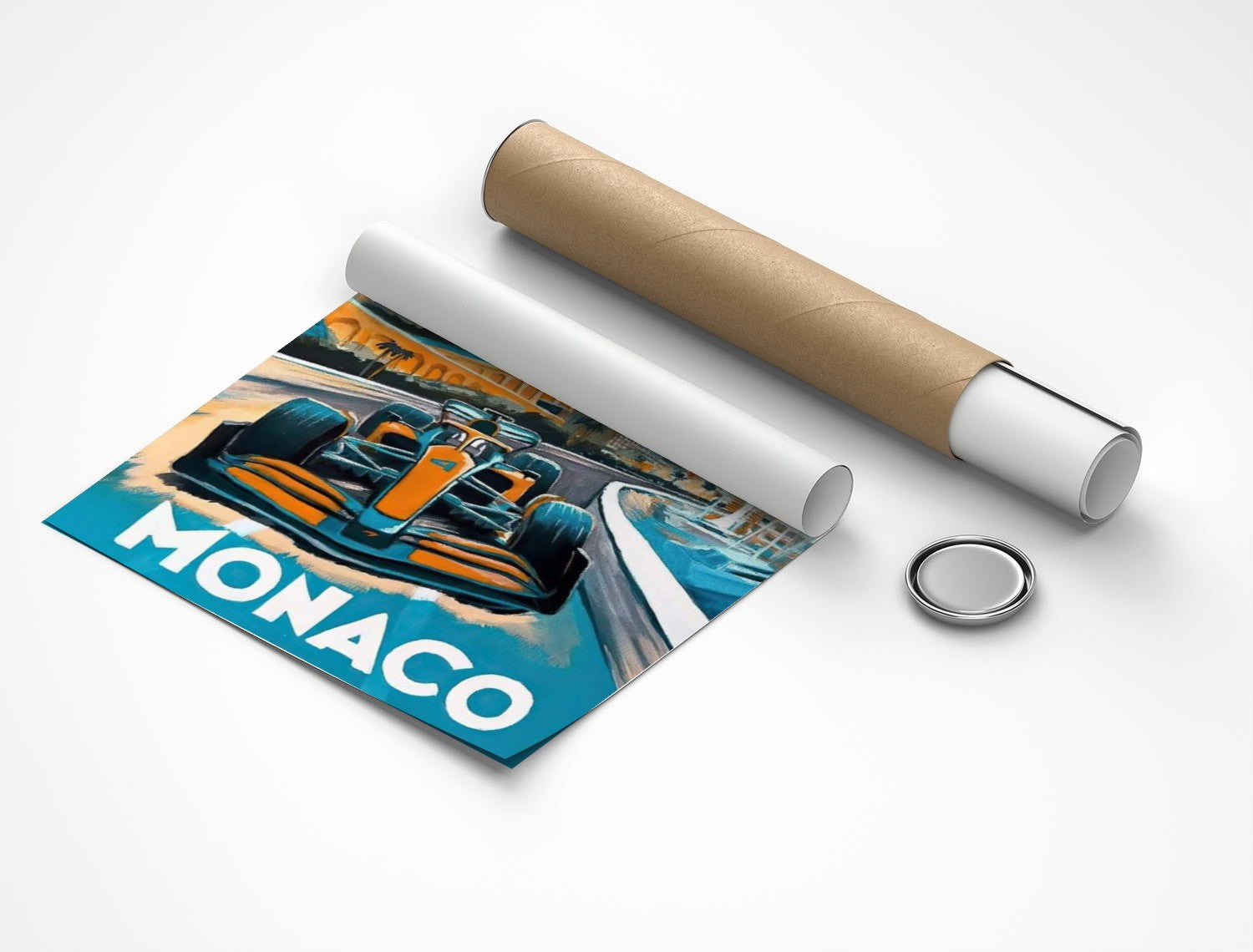 Rolled poster