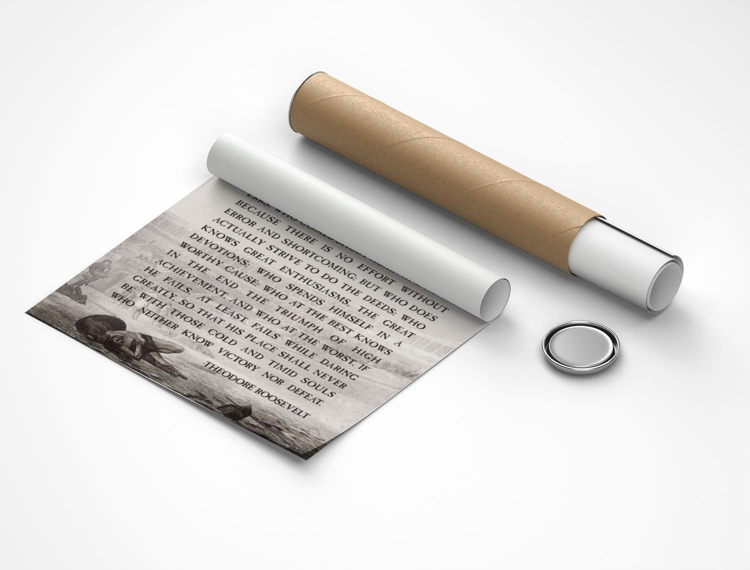 Rolled poster