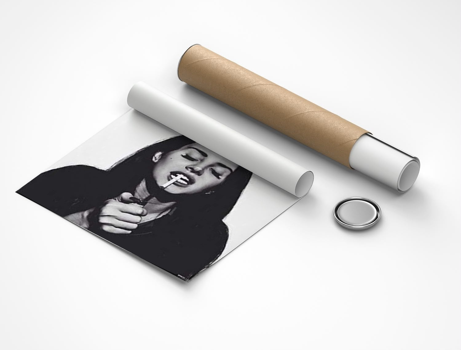 Rolled poster