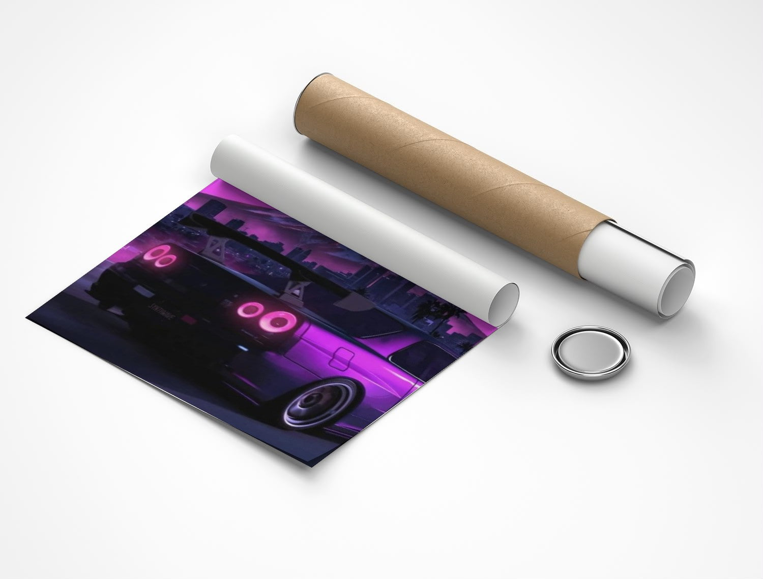 Rolled poster