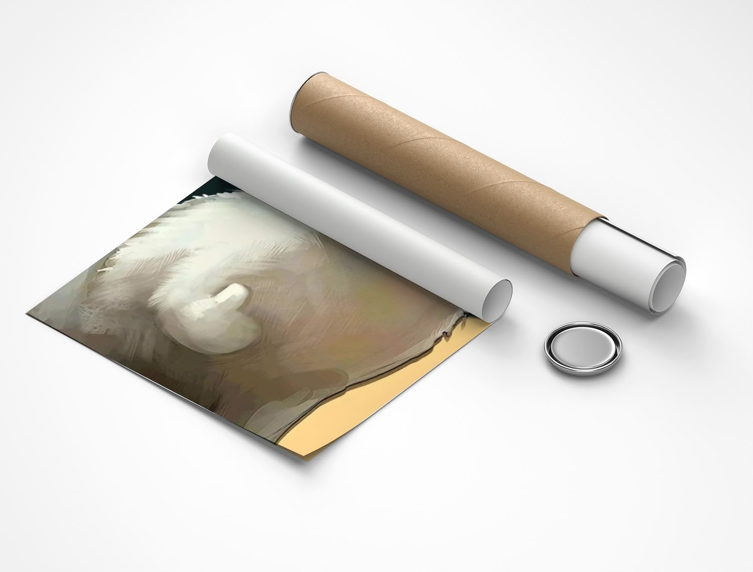 Rolled poster