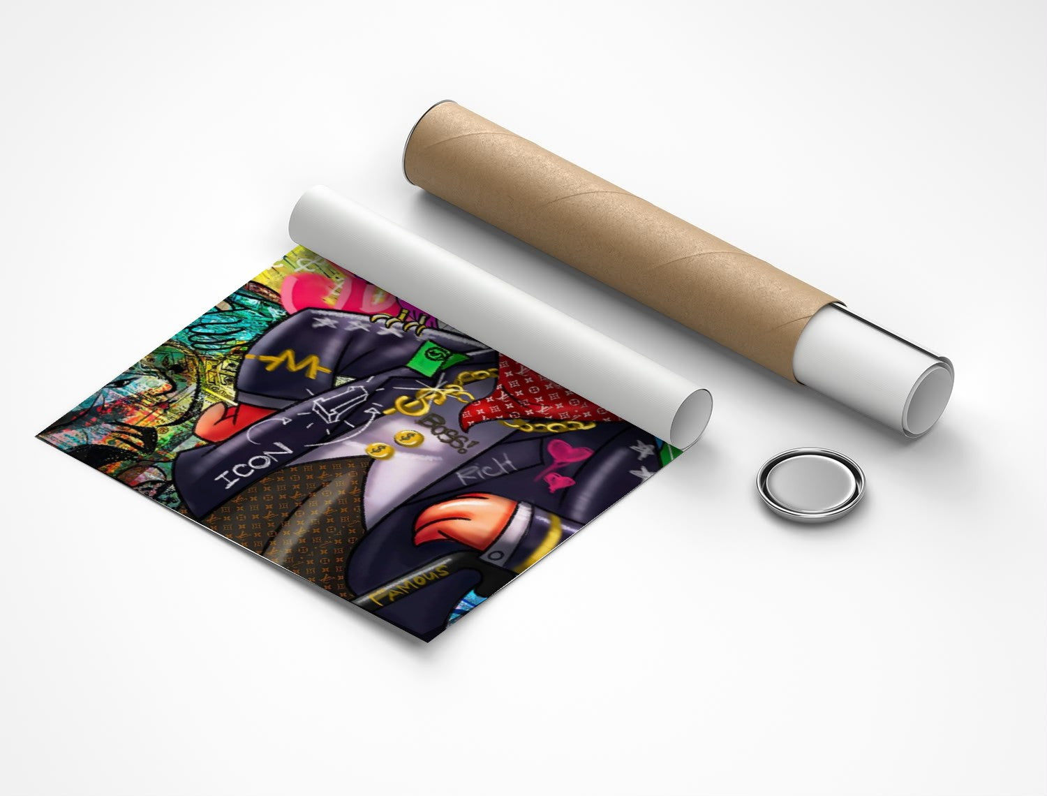Rolled poster