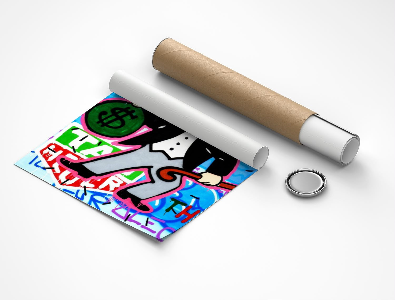 Rolled poster