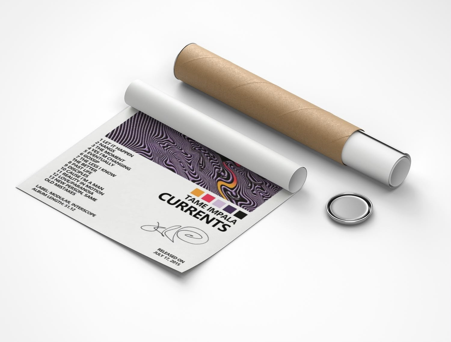 Rolled poster