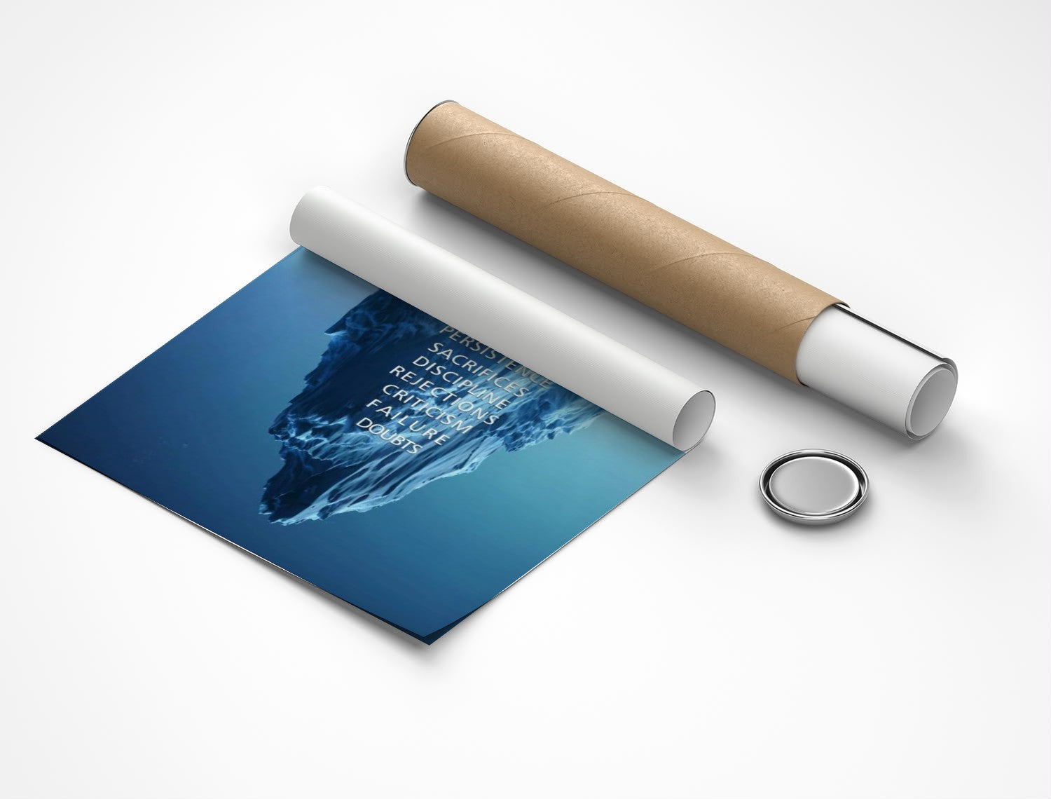 Rolled poster