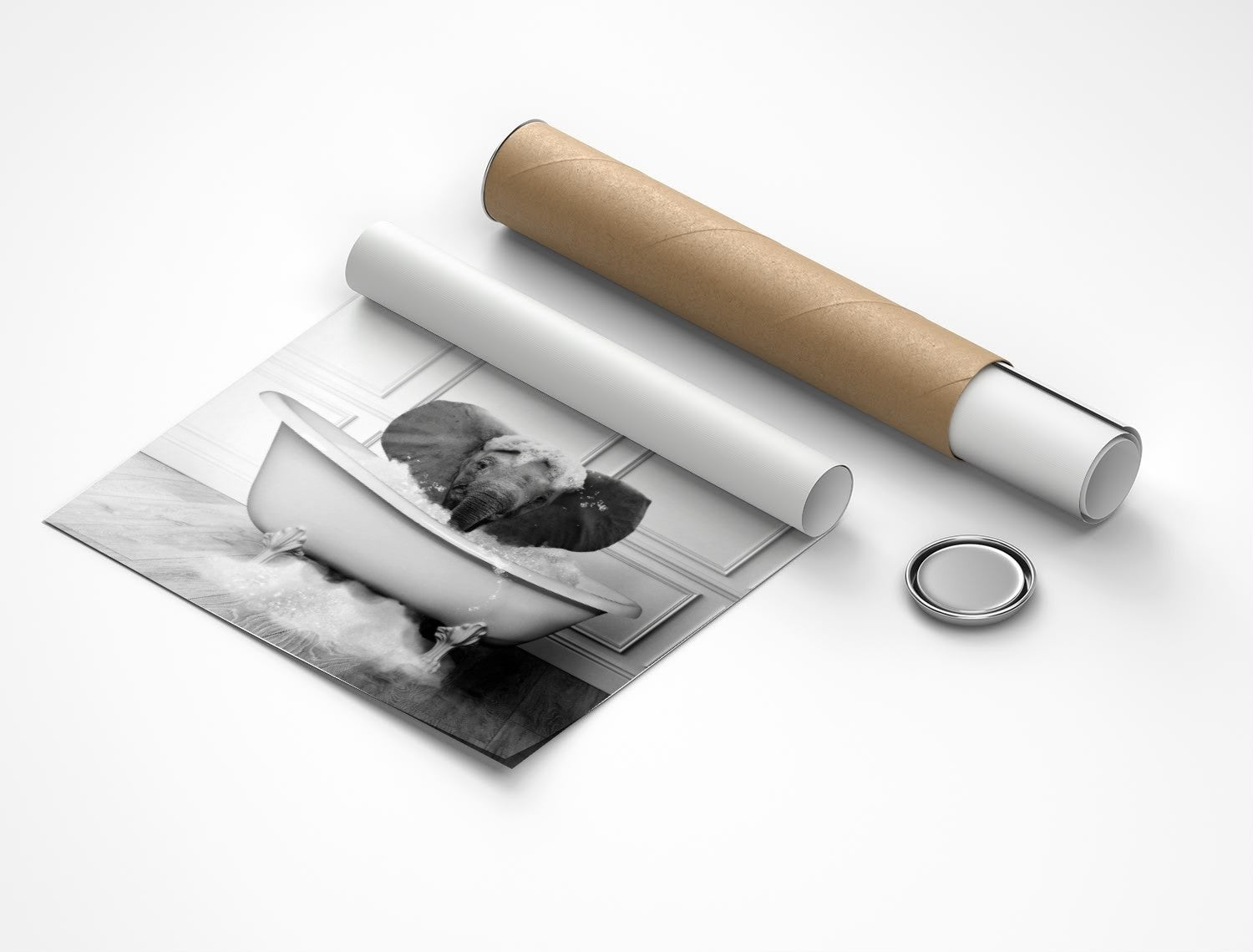 Rolled poster