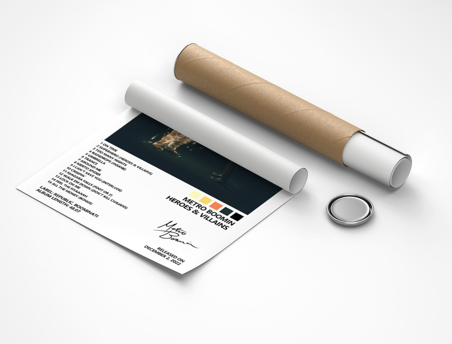 Rolled poster