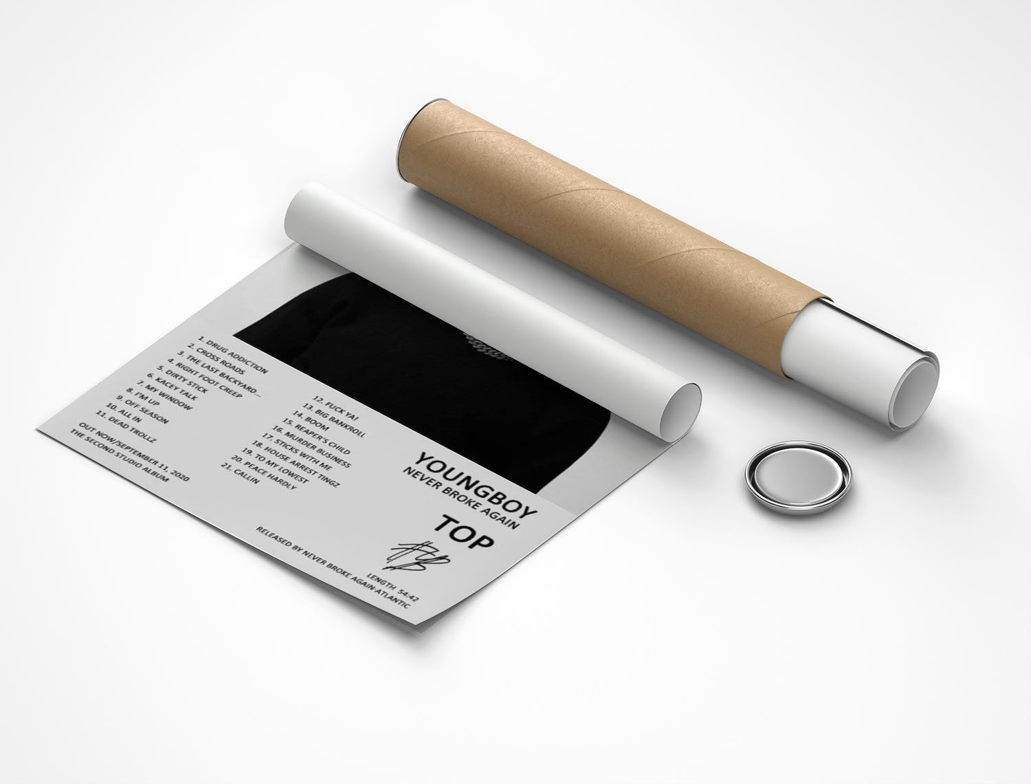 Rolled poster