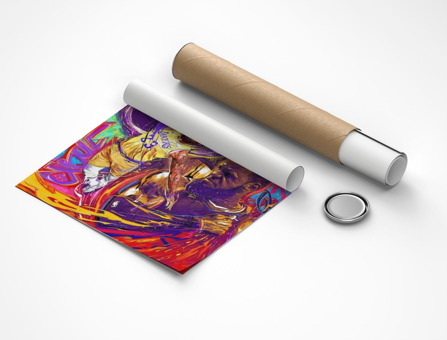 Rolled poster