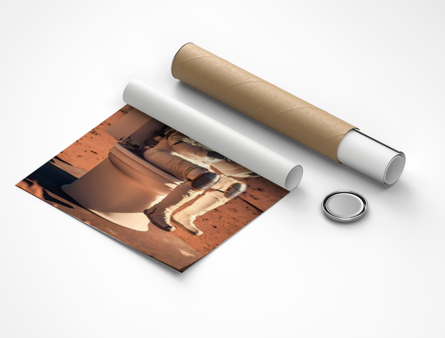 Rolled poster