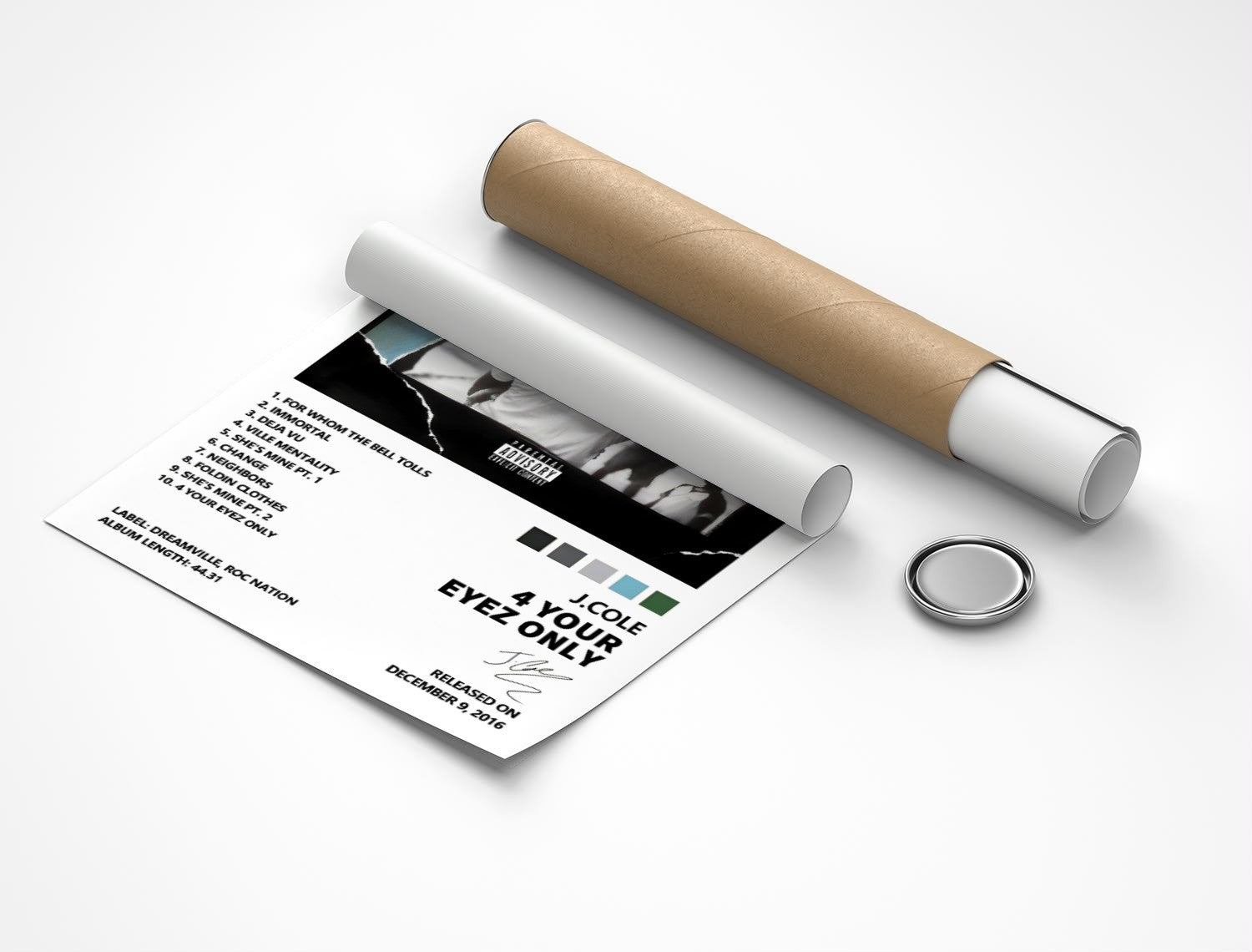Rolled poster