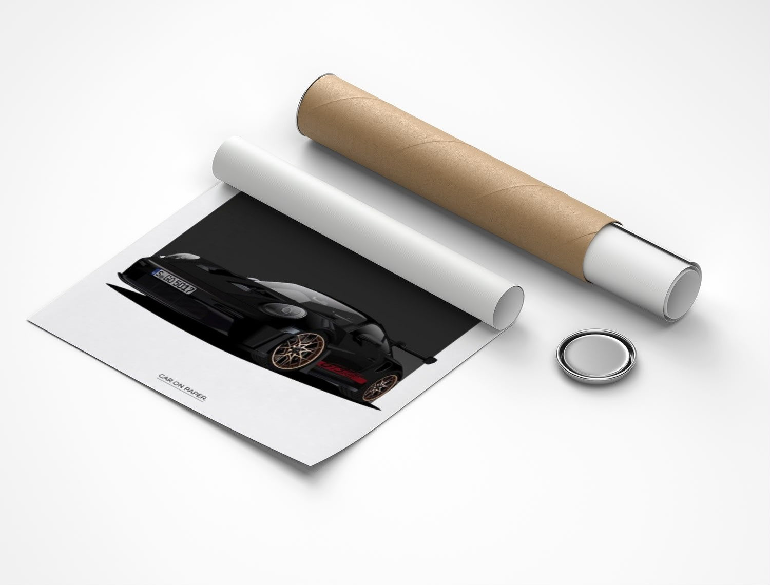 Rolled poster