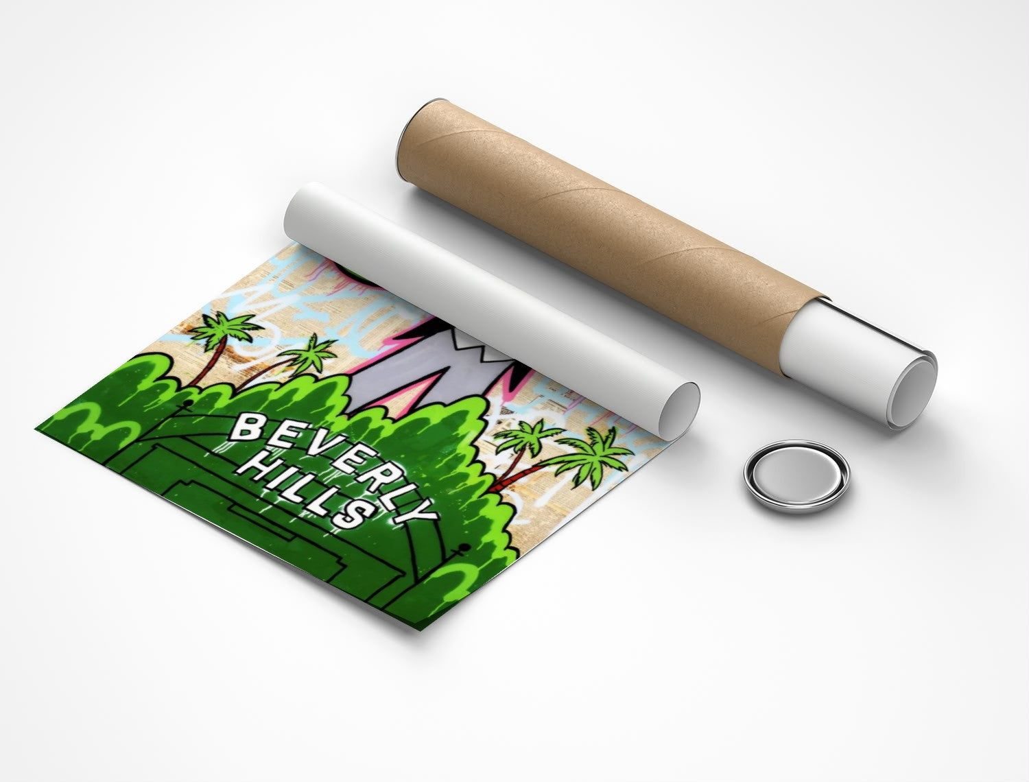 Rolled poster