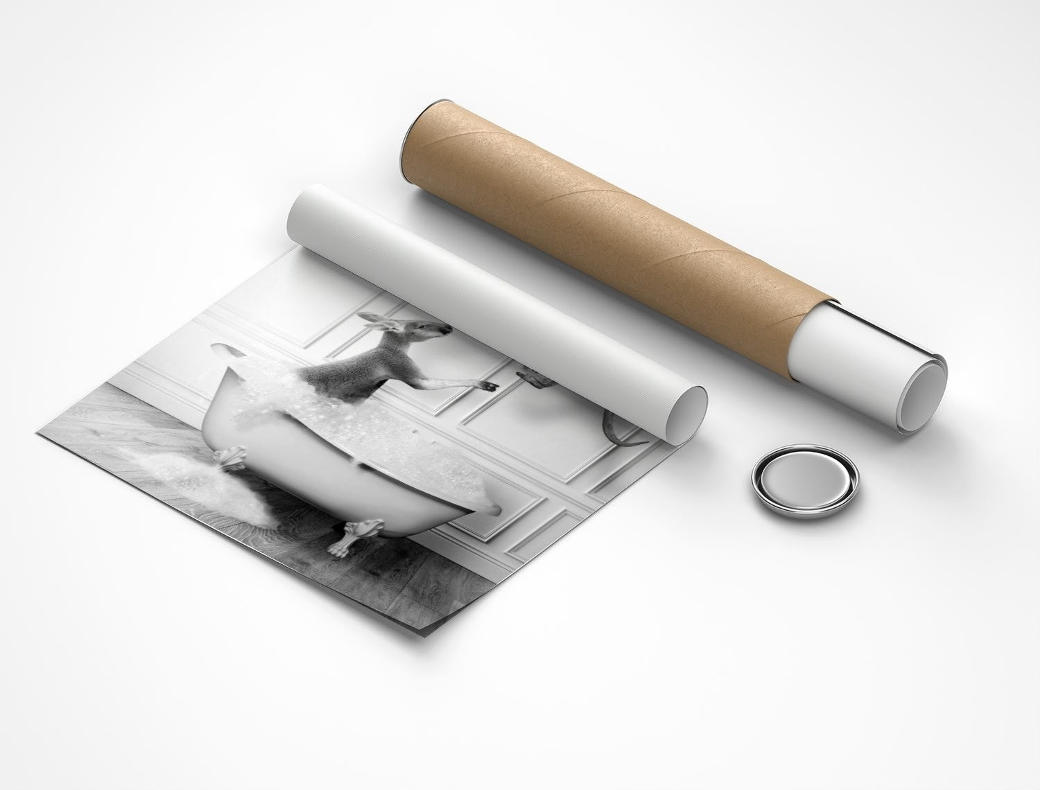 Rolled poster