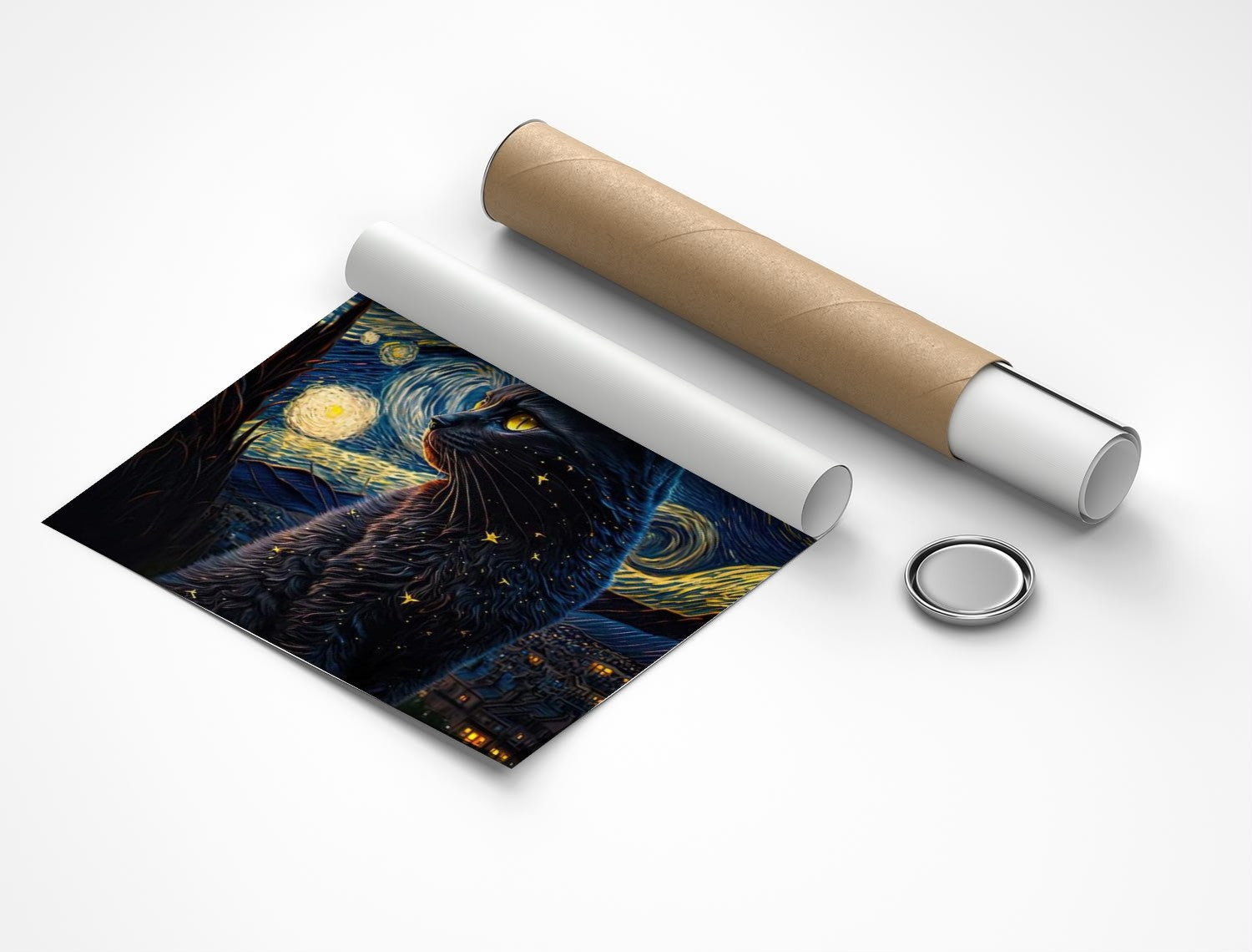 Rolled poster