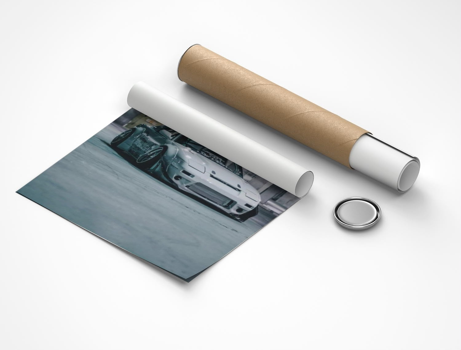 Rolled poster