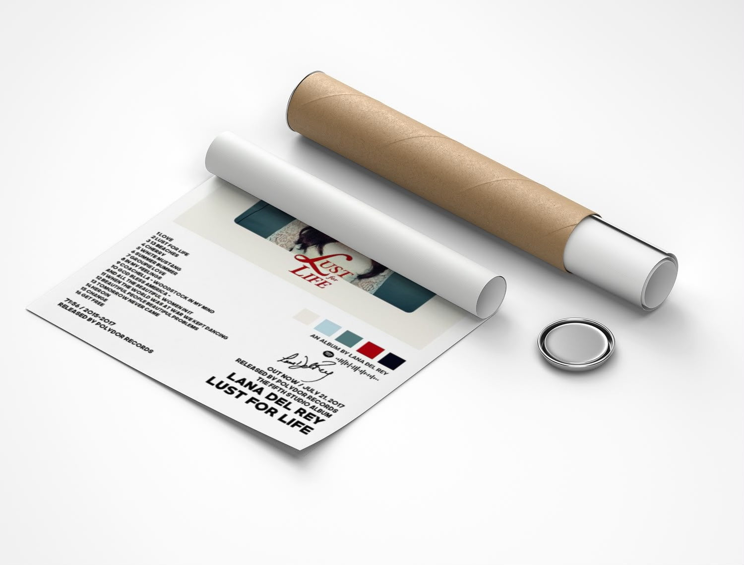 Rolled poster