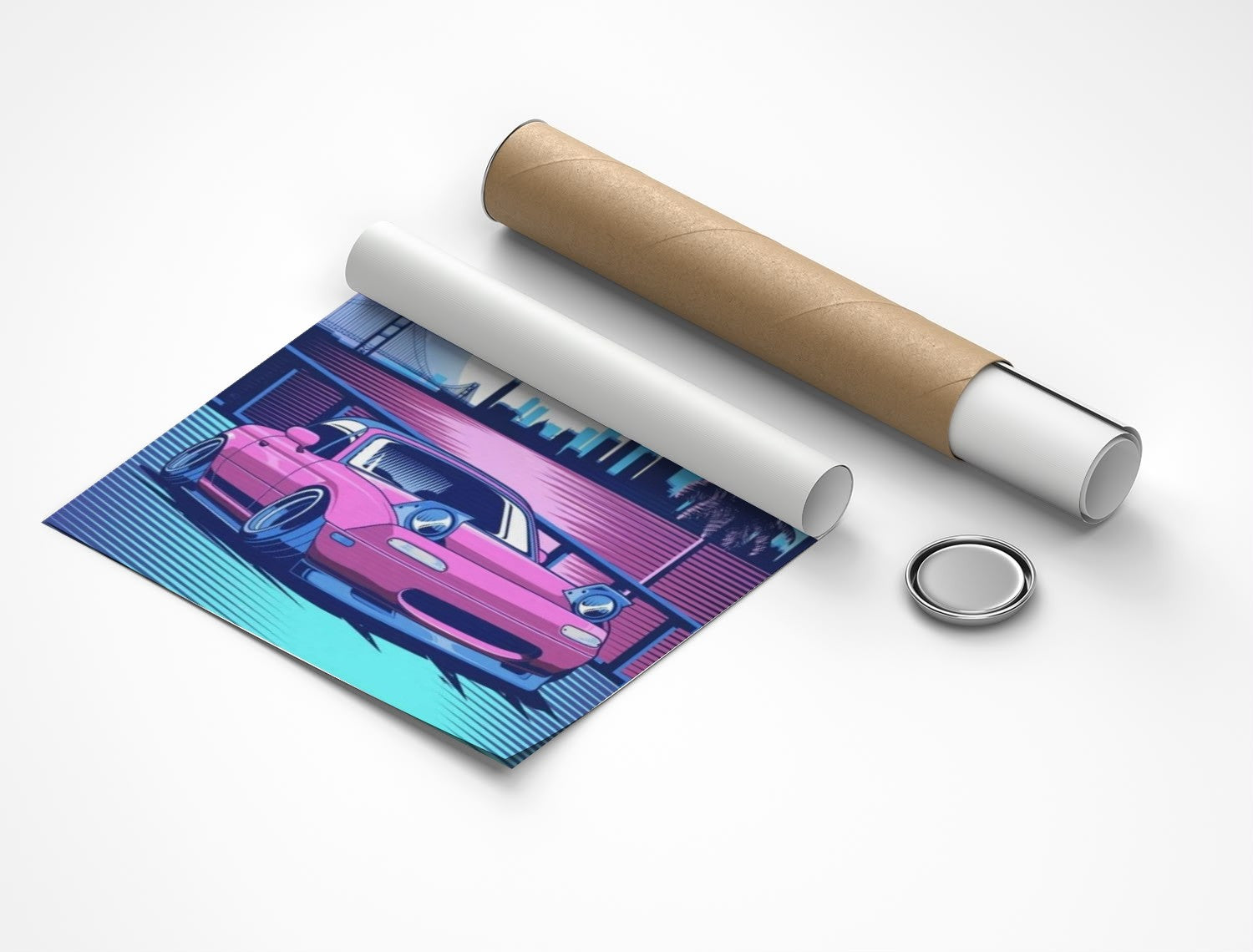 Rolled poster