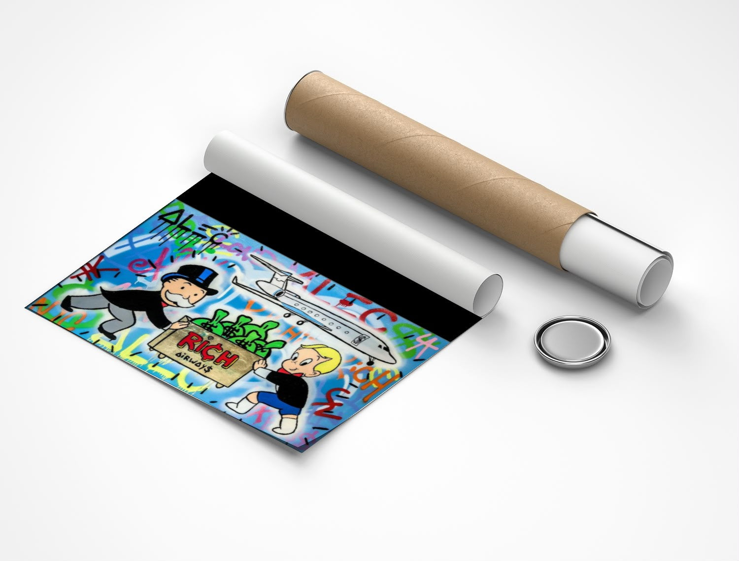 Rolled poster