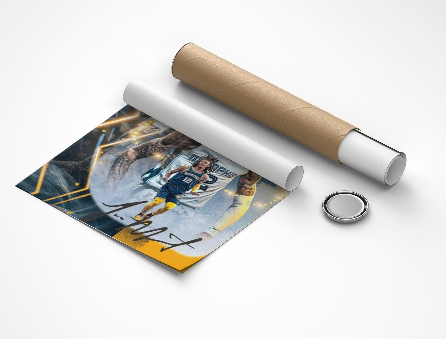 Rolled poster