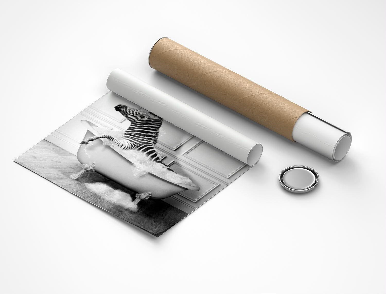 Rolled poster